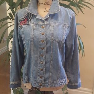 EUC Chico's Denim Jacket